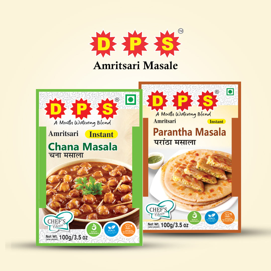 Chana Masala and Parantha Masala (2+2) (4+4) (6+6)